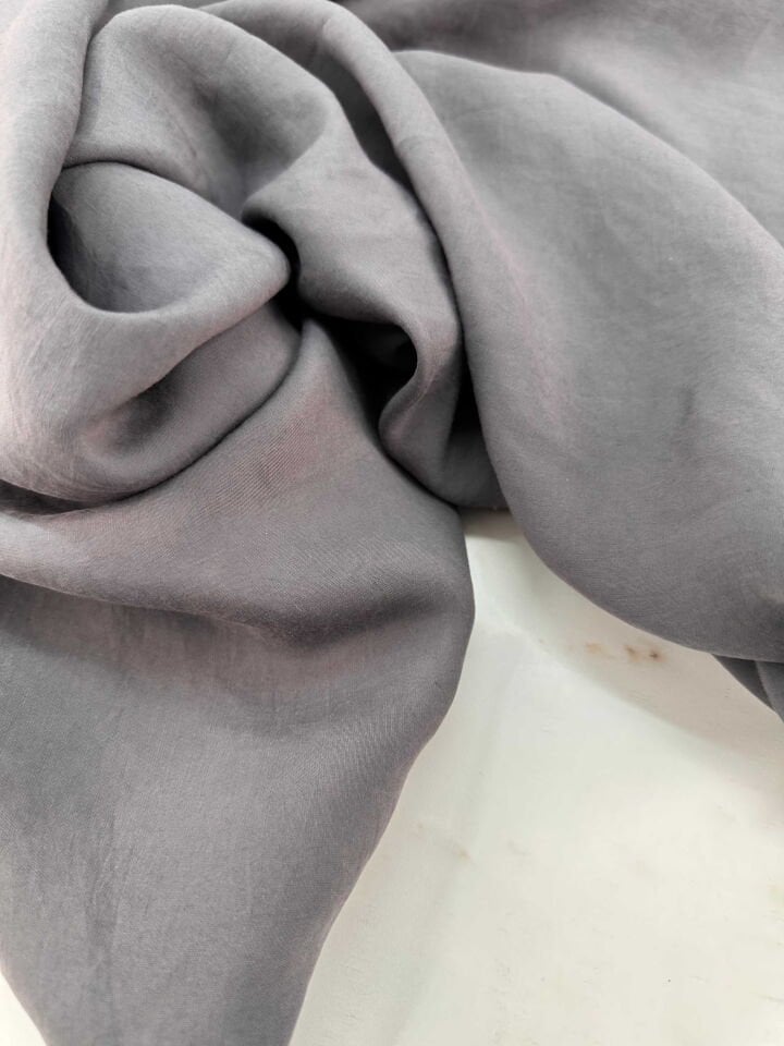 Füme Rengi Modal Kumaş Elbise Pantolon Ceket Abaya