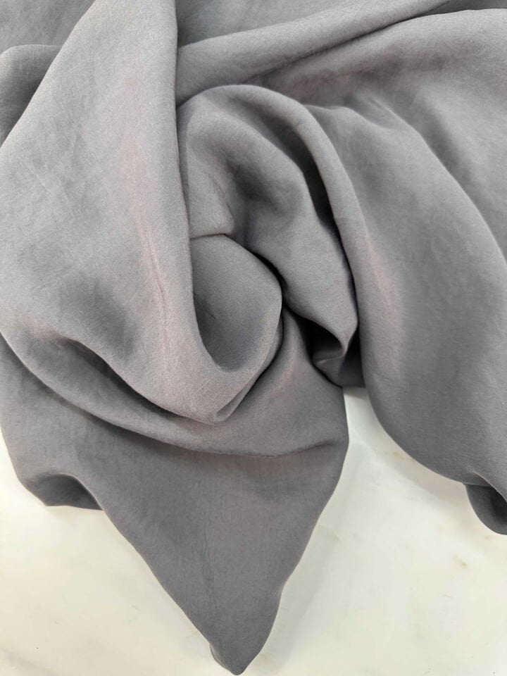 Füme Rengi Modal Kumaş Elbise Pantolon Ceket Abaya