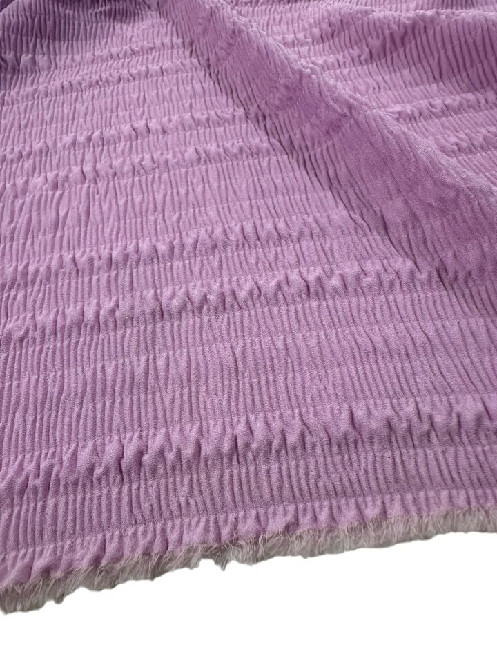 Leylak Ebiselik Eteklik Pilise Şifon Kumaş