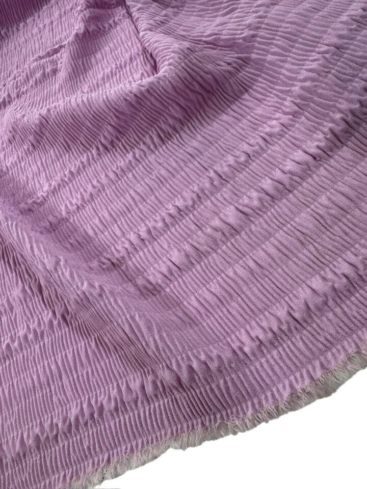 Leylak Ebiselik Eteklik Pilise Şifon Kumaş