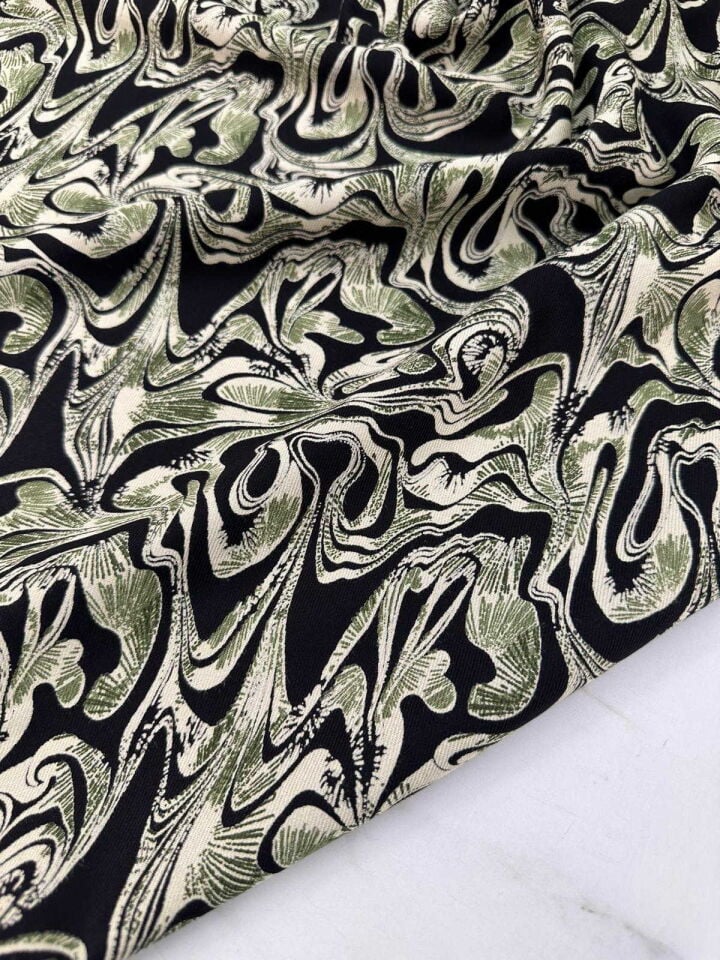 90 CM Dar Kaşmir Viskon Yumuşak Dökümlü