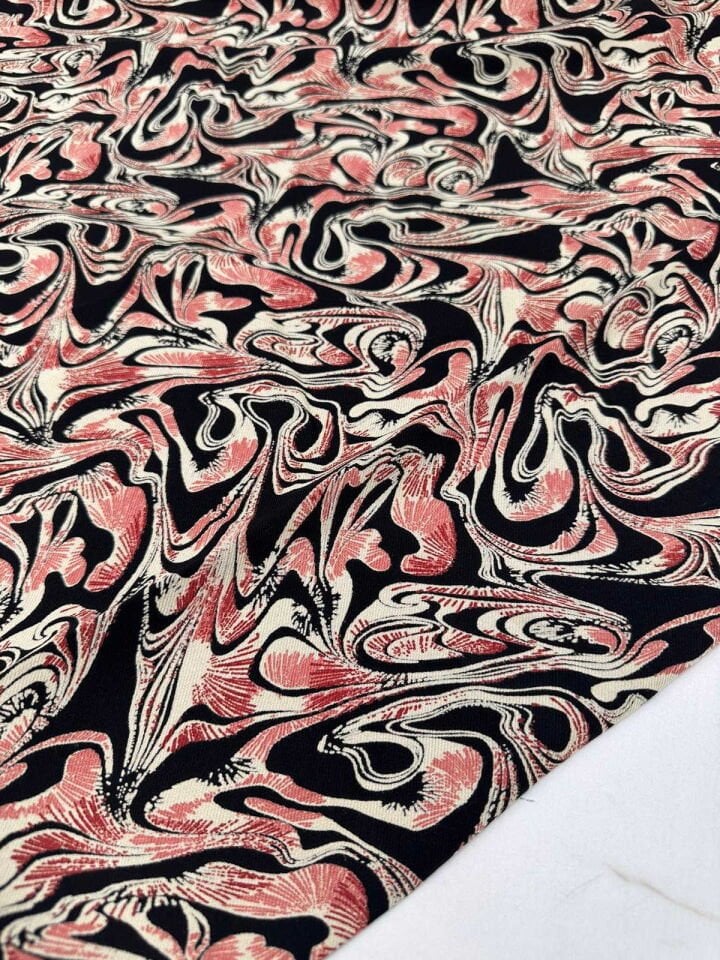 90 cm Dar Kaşmir Viskon Yumuşak Dökümlü