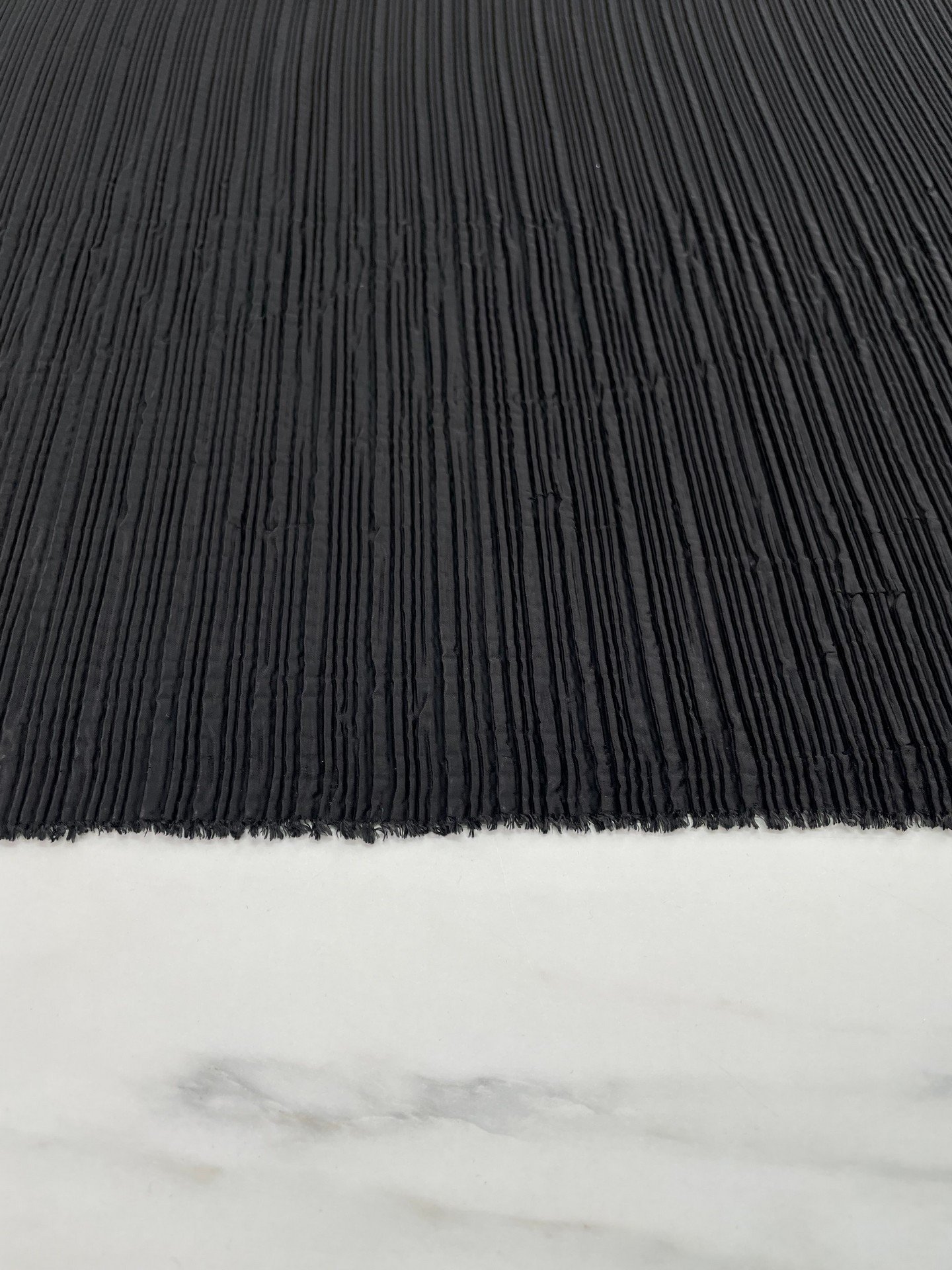 Siyah Ebiselik Eteklik Pilise Şifon Kumaş