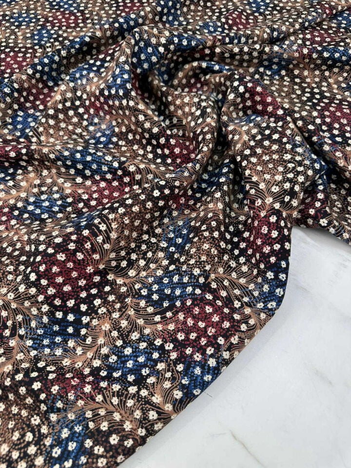 90 cm Kaşmir Dar Viskon Yumuşak Dökümlü