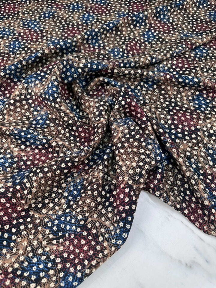 90 cm Kaşmir Dar Viskon Yumuşak Dökümlü