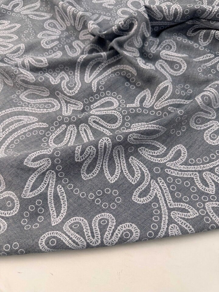 Desenli Kot Kumaş Elbise Etek Gömlek Pantolon