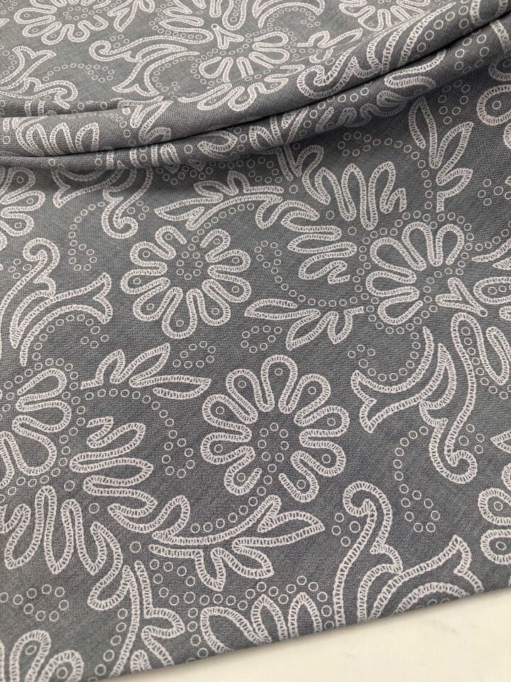 Desenli Kot Kumaş Elbise Etek Gömlek Pantolon