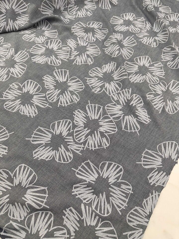 Desenli Kot Kumaş Elbise Etek Gömlek Pantolon Abaya