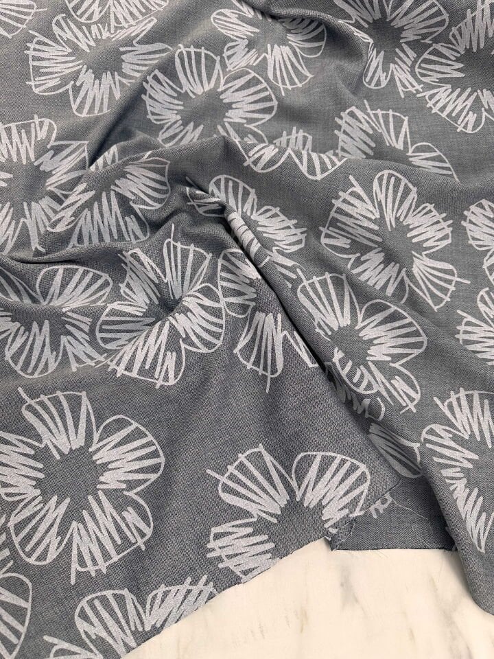 Desenli Kot Kumaş Elbise Etek Gömlek Pantolon Abaya