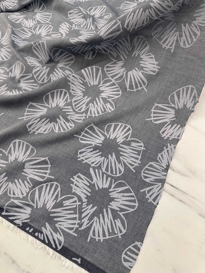 Desenli Kot Kumaş Elbise Etek Gömlek Pantolon Abaya