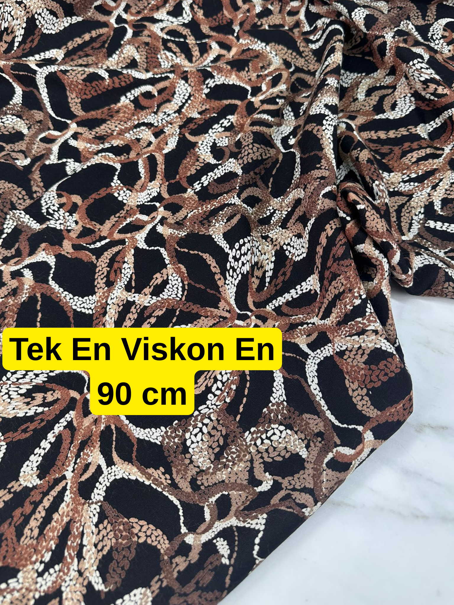 Tek En 90 cm Viskon Kumaş Yumuşak Dökümlü