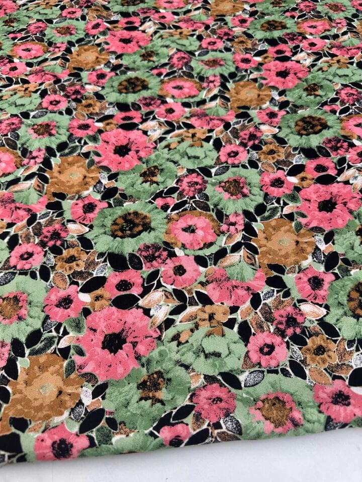 Tek En 90 Cm Viskon Kumaş Yumuşak Dökümlü