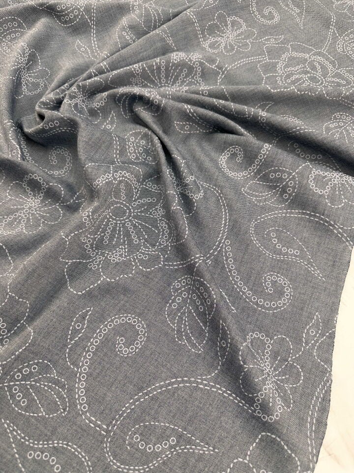 Desenli Kot Kumaş Elbise Etek Gömlek Pantolon Abaya