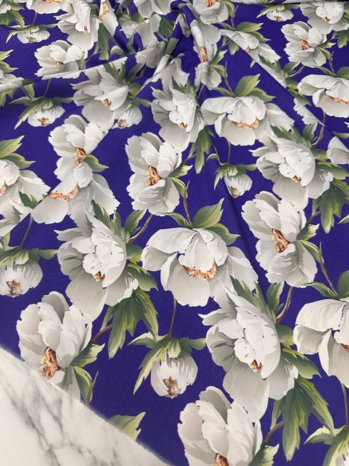 Desenli Krep Kumaş Elbise etek Gömlek Şalvar