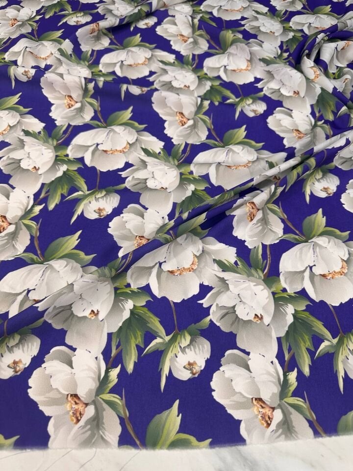 Desenli Krep Kumaş Elbise etek Gömlek Şalvar