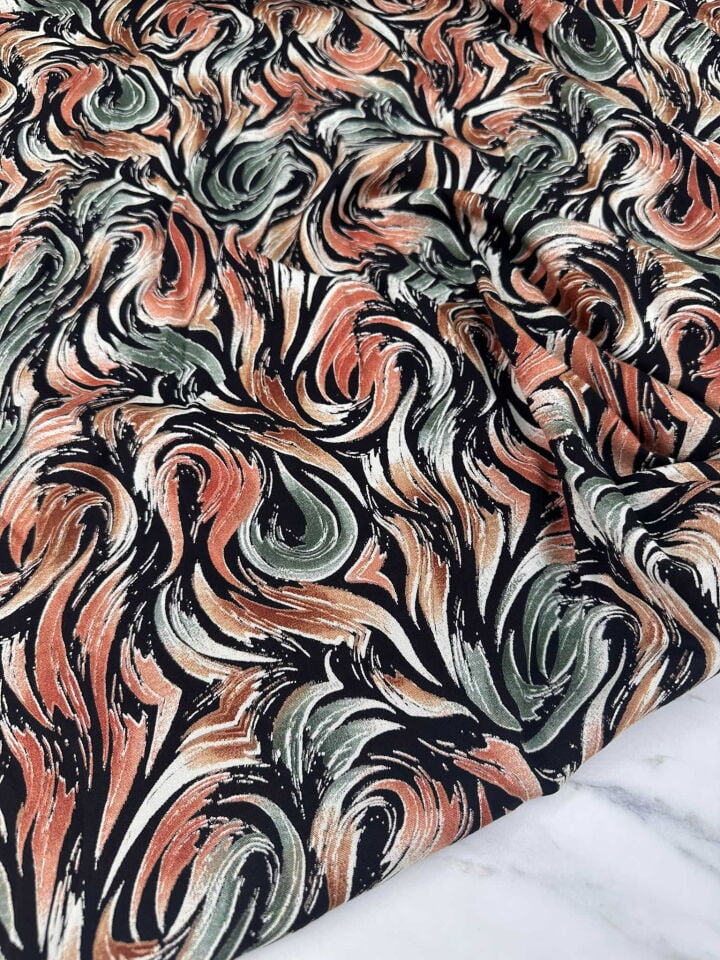 Tek En Dar Viskon Yumuşak Dökümlü