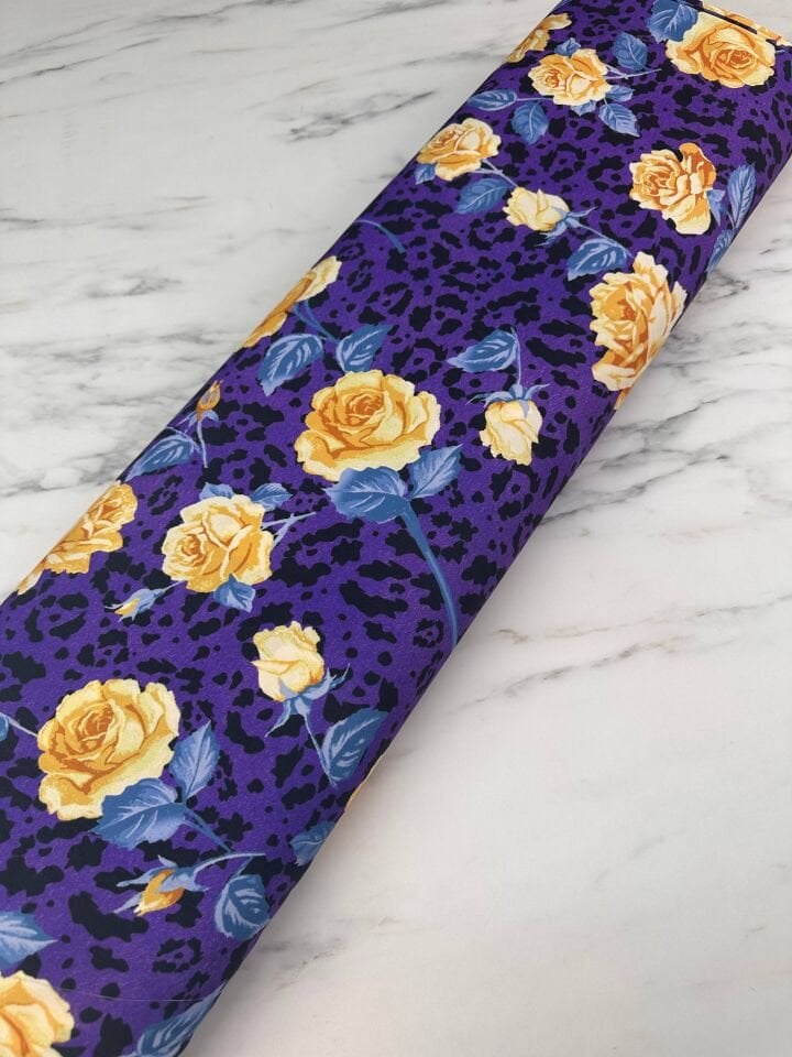 Desenli Krep Kumaş Elbise Etek Gömlek Şalvar