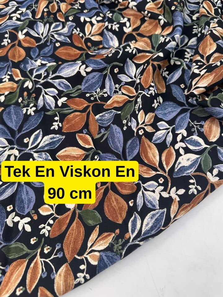 Tek En Dar Viskon Yumuşak Dökümlü