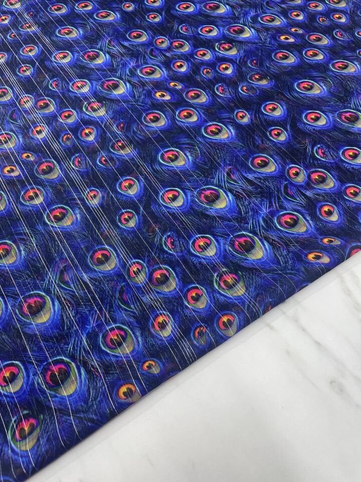 Desenli Simli Şifon Elbise Etek Gömlek Şal