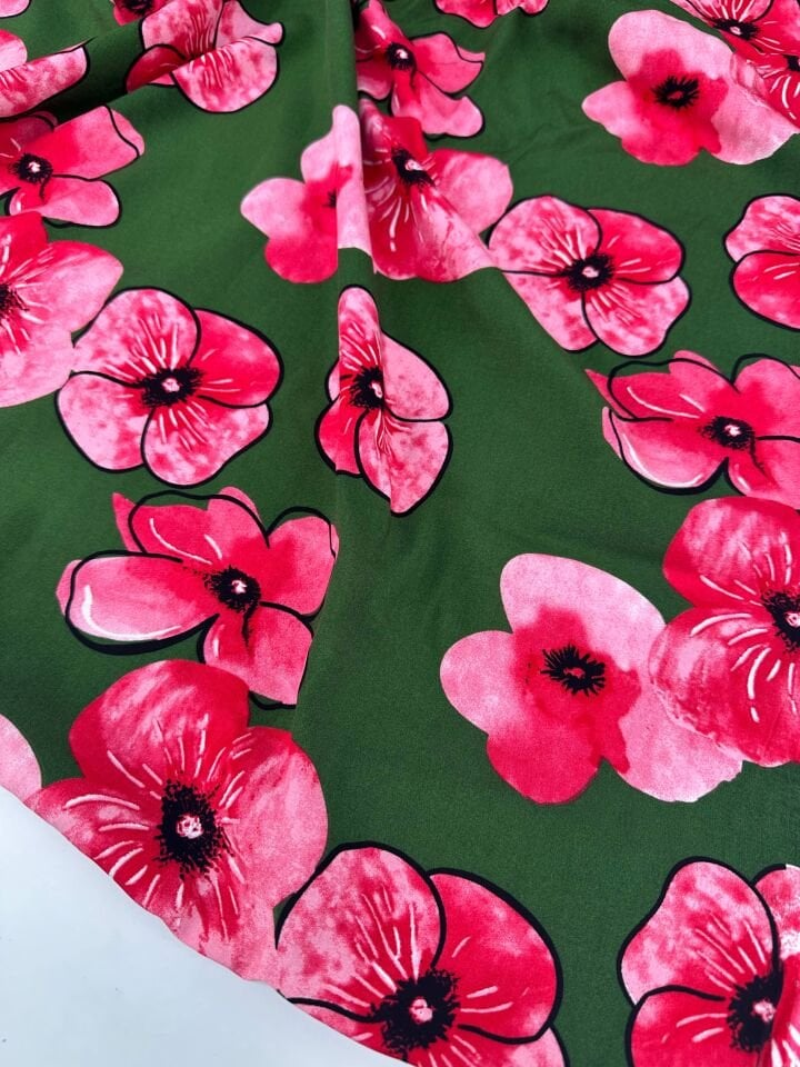 Desenli Viskon Elbise Etek Gömlek Şalvar