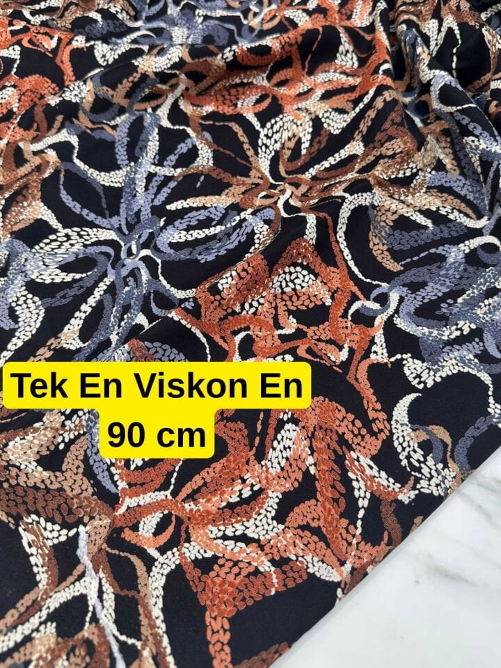 Tek En Dar Viskon Yumuşak Dökümlü