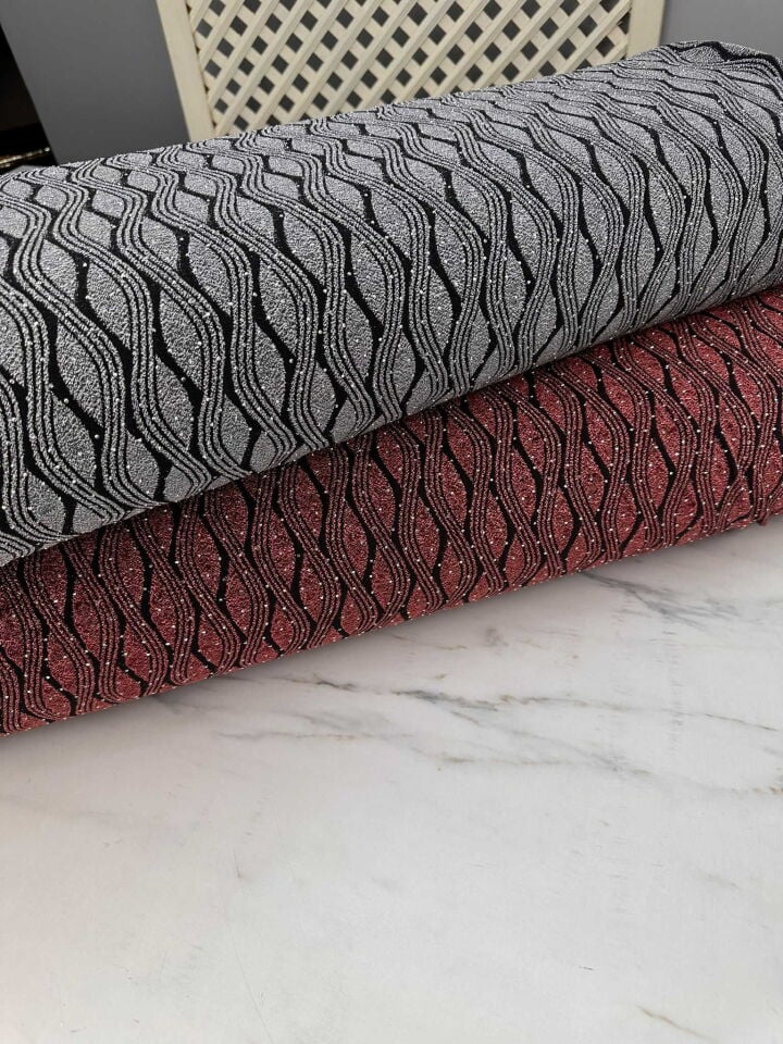 Fantazi Likralı Damla Desen Taş İşleme Yumuşak Dökümlü Örme Kumaş