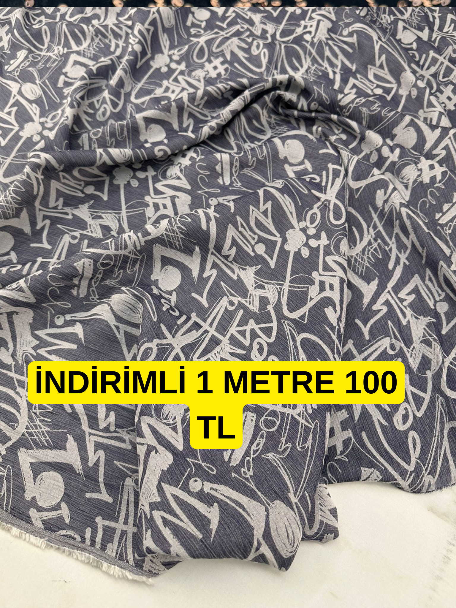 Desenli Marka Tasarım Kılınkır Kumaş Yumuşak Dökümlü