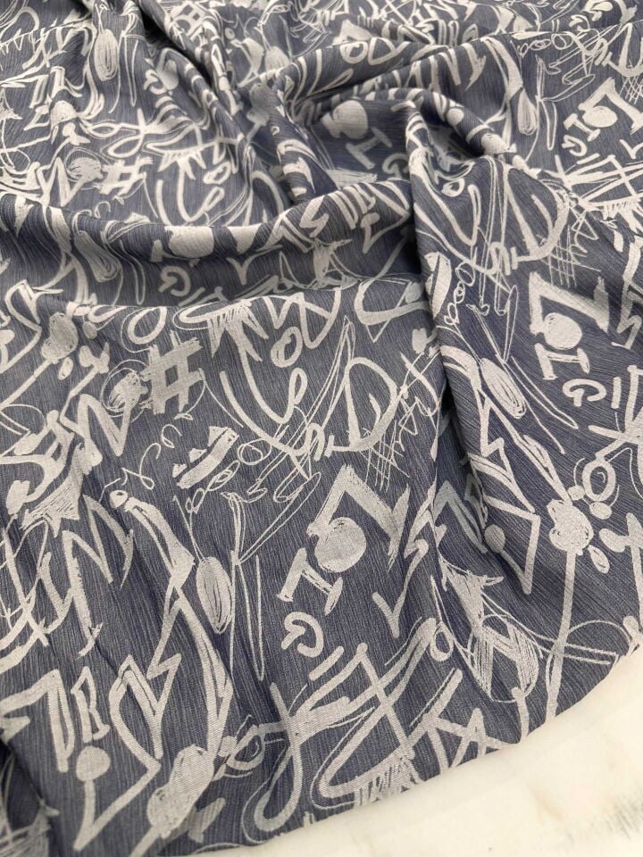 Desenli Marka Tasarım Kılınkır Kumaş Yumuşak Dökümlü