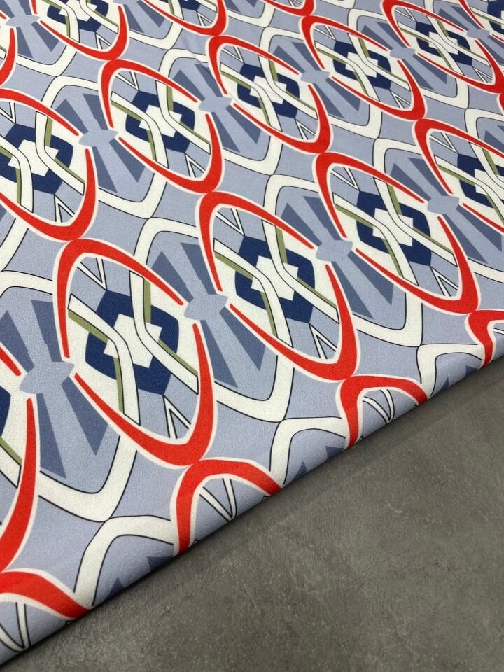 Liva Desen Likralı Elbiselik Pantolonluk Dabıl Krep