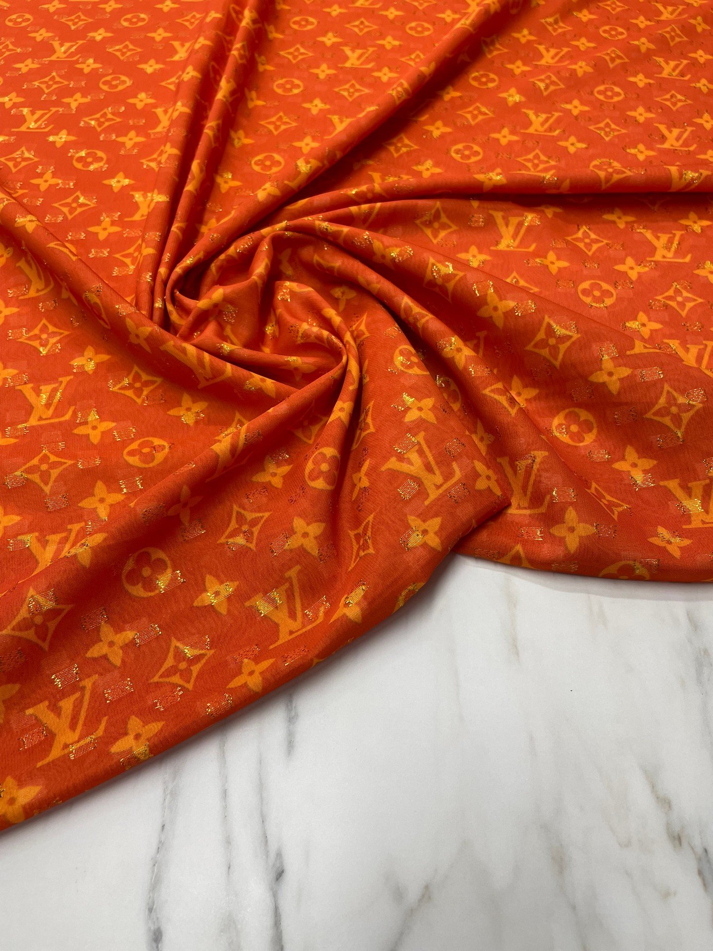 Desenli Simli Şifon Elbise Etek Gömlek Şal