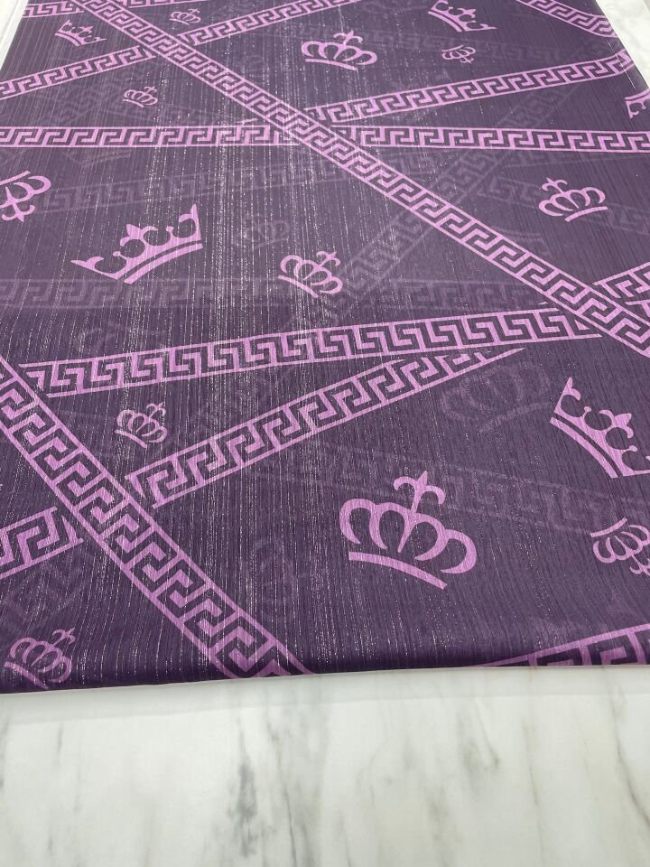 Desenli Simli Şifon Elbise Etek Gömlek Şal