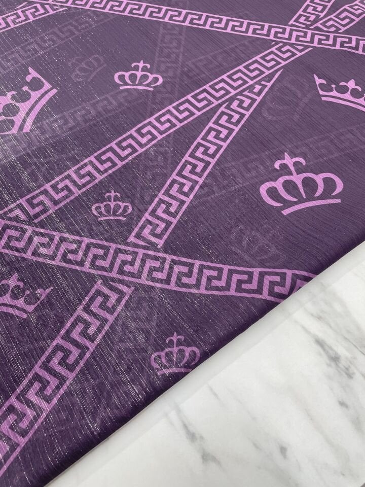 Desenli Simli Şifon Elbise Etek Gömlek Şal