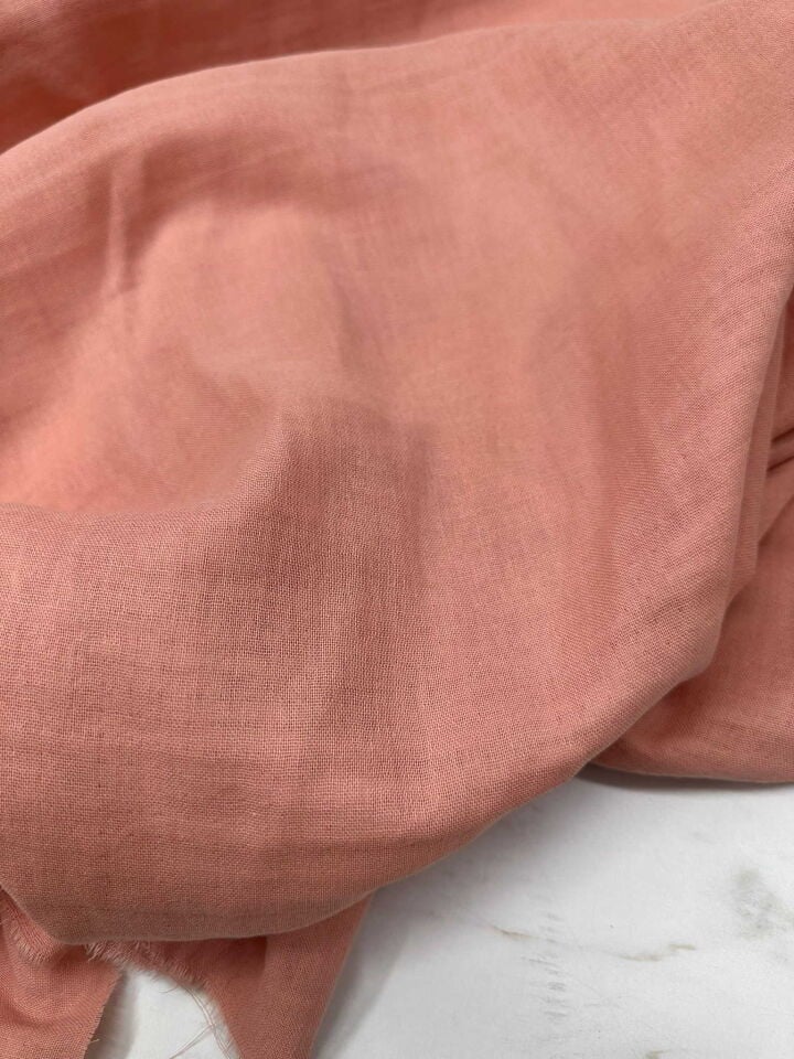 Yavru Agzı Çift Katlı Muslin Kumaş Yumuşak Dökümlü Akıcı