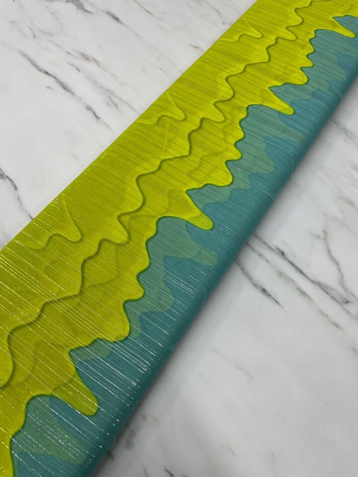 Desenli Simli Şifon Elbise Etek Gömlek Şal