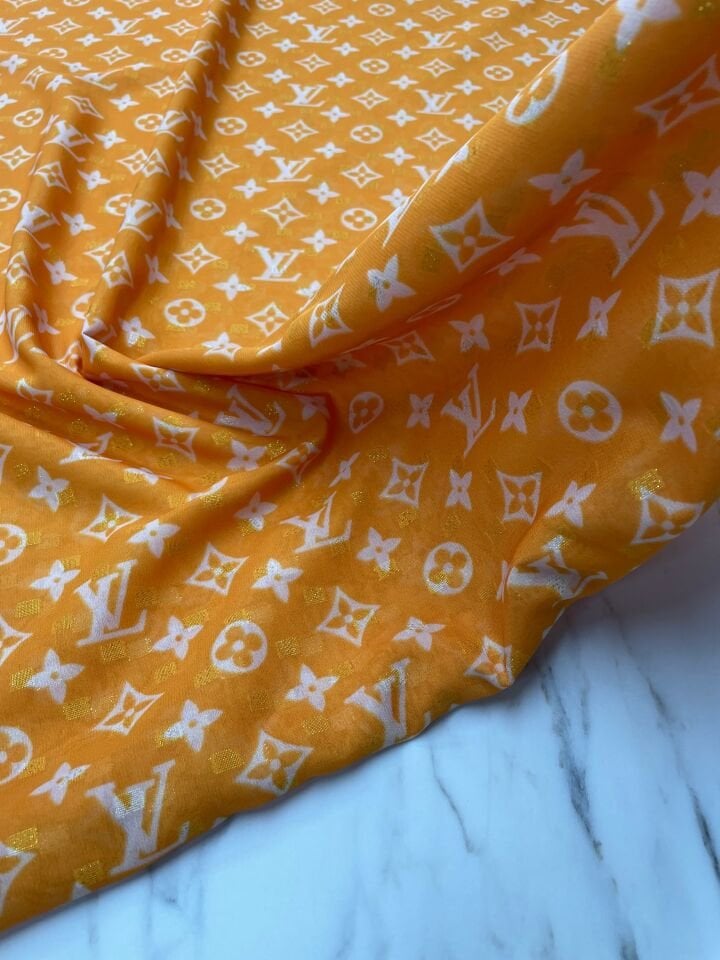 Desenli Simi Şifon Elbise Etk Gömlek Şal