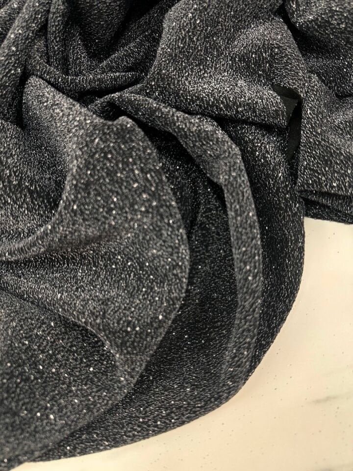 Fantazi ürün Simli Griter Etek Elbise Şalvar Bluz Abiye Elbise