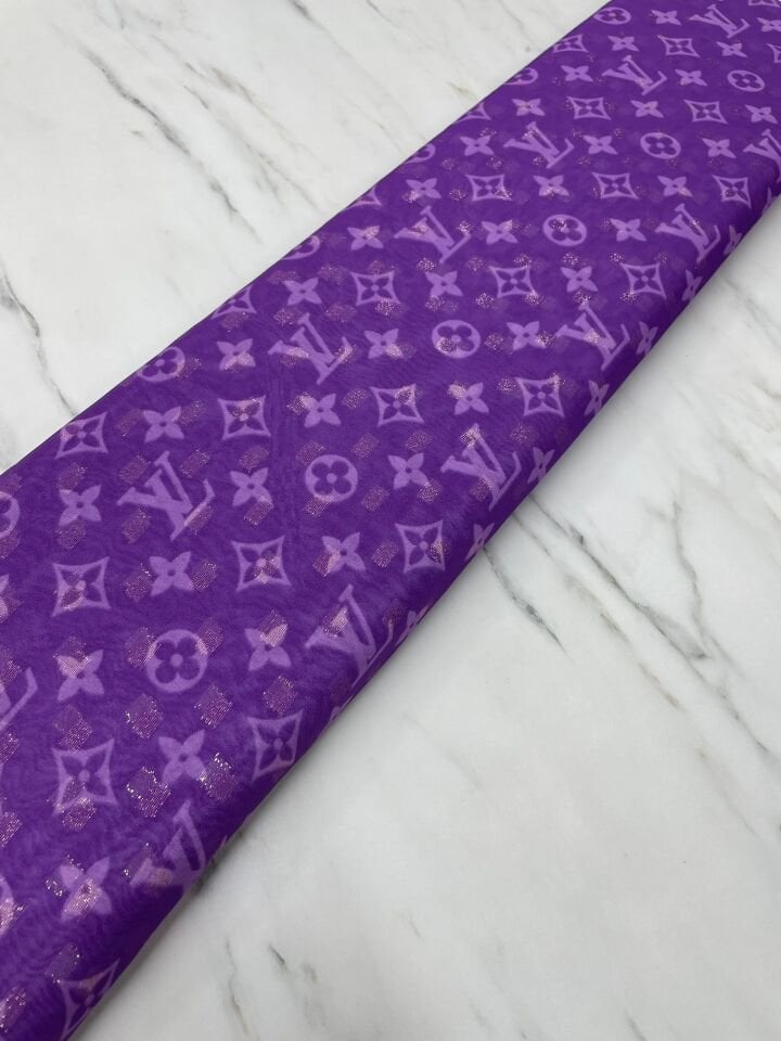 Desenli Simli Şifon Elbise Etek Gömlek Şal