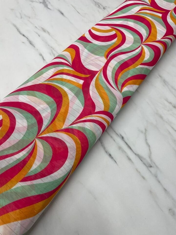 Desenli Simli Şifon Elbise Etek Gömlek Şal