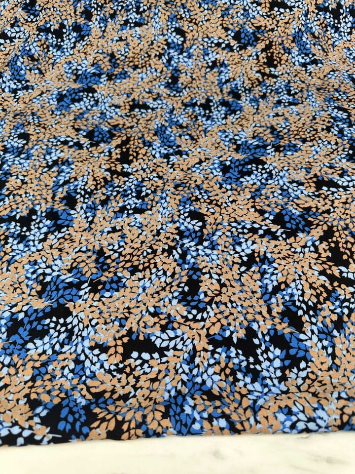 Desenli İpek Viskon Elbise Etek Gömlek Şalvar