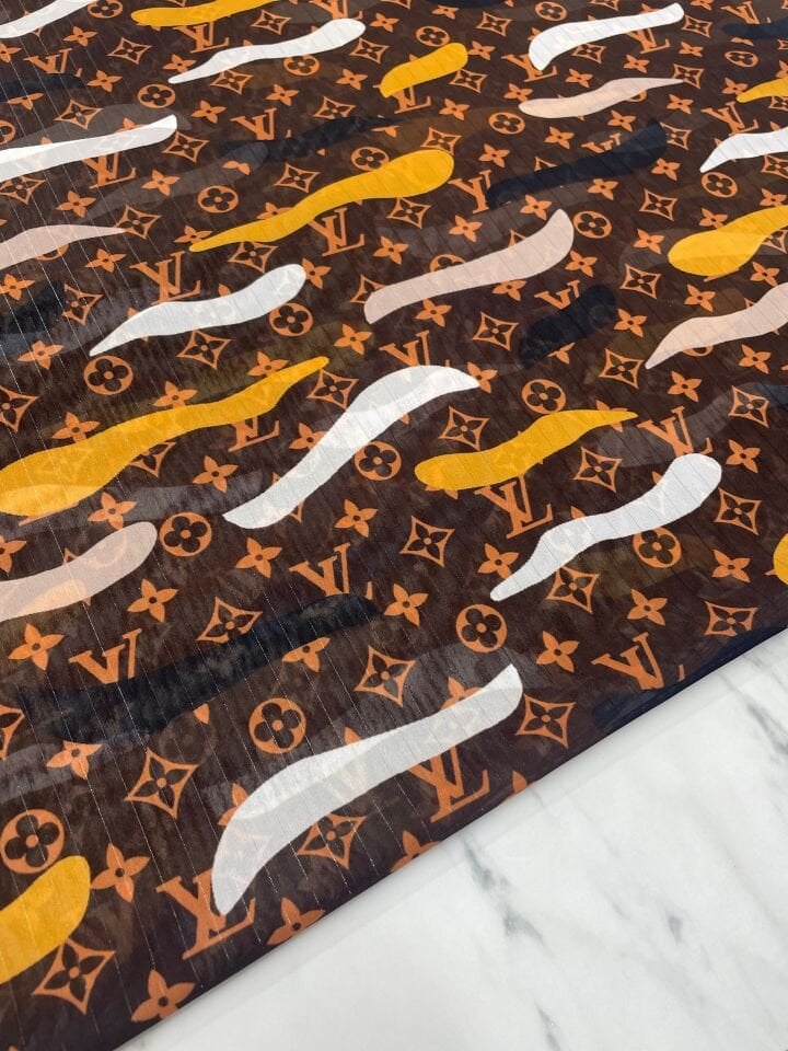 Desenli Simli Şifon Elbise Etek Gömlek Şal