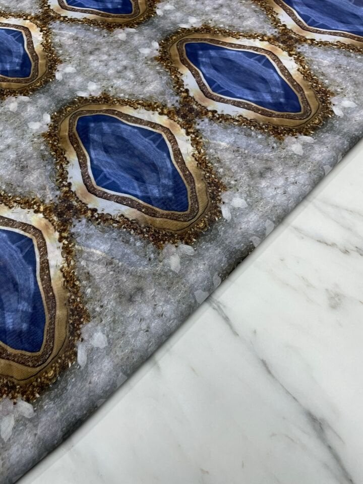 Paris Desen Elbiselik Şifon Kumaş