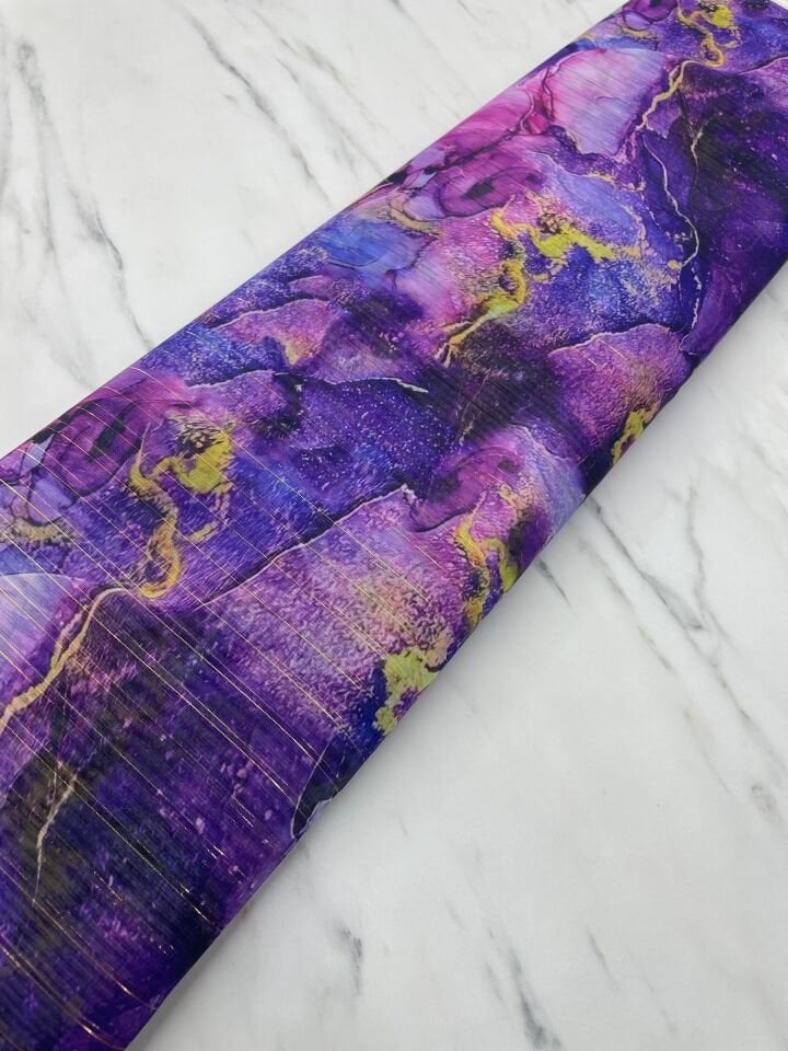 Desenli Simli Şifon Elbise Etek Gömlek Şal