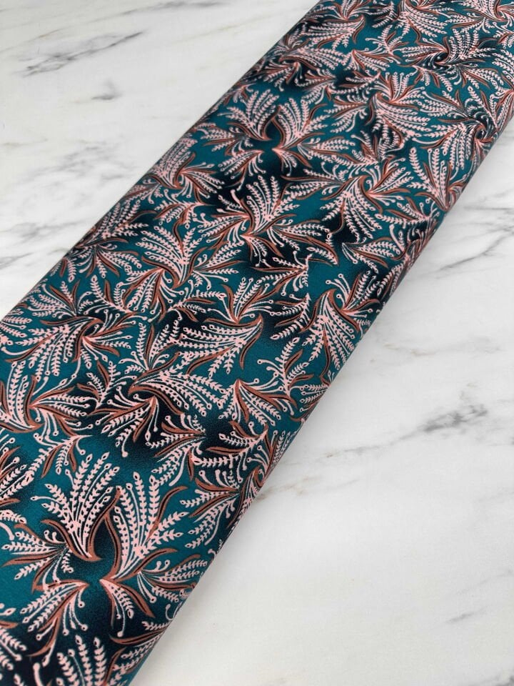 Desenli İpek Viskon Elbise Etek Gömlek Şalvar