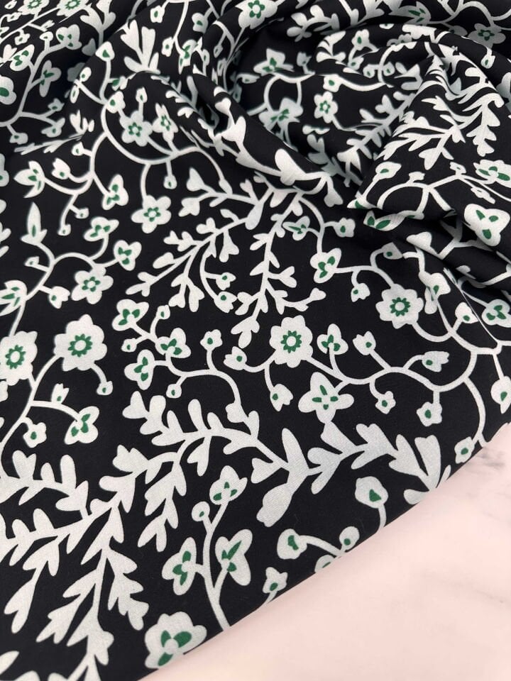 Desenli İpek Viskon Elbise Etek Gömlek Şalvar