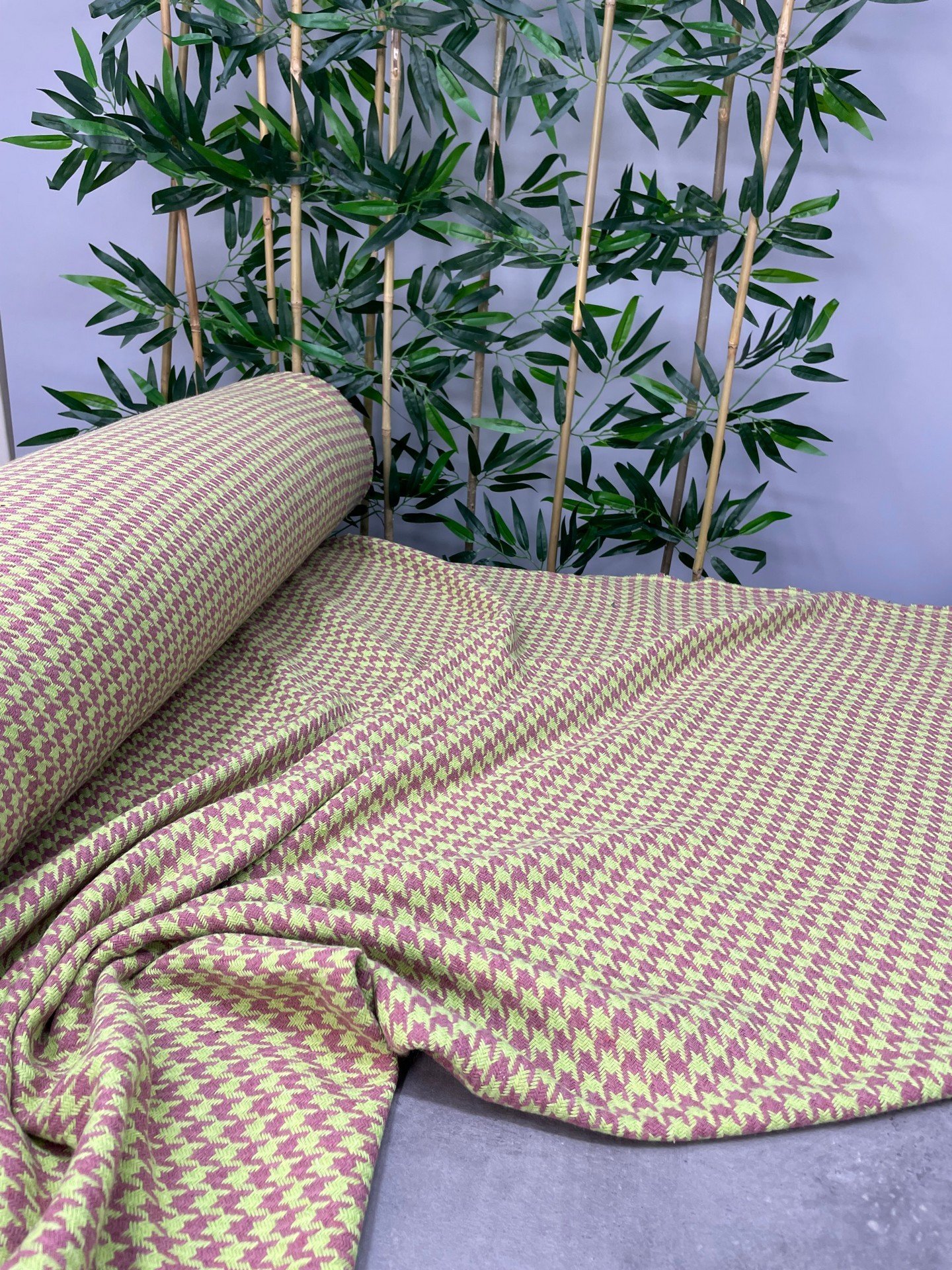 Yeşil Şanel Elbiselik Kumaş