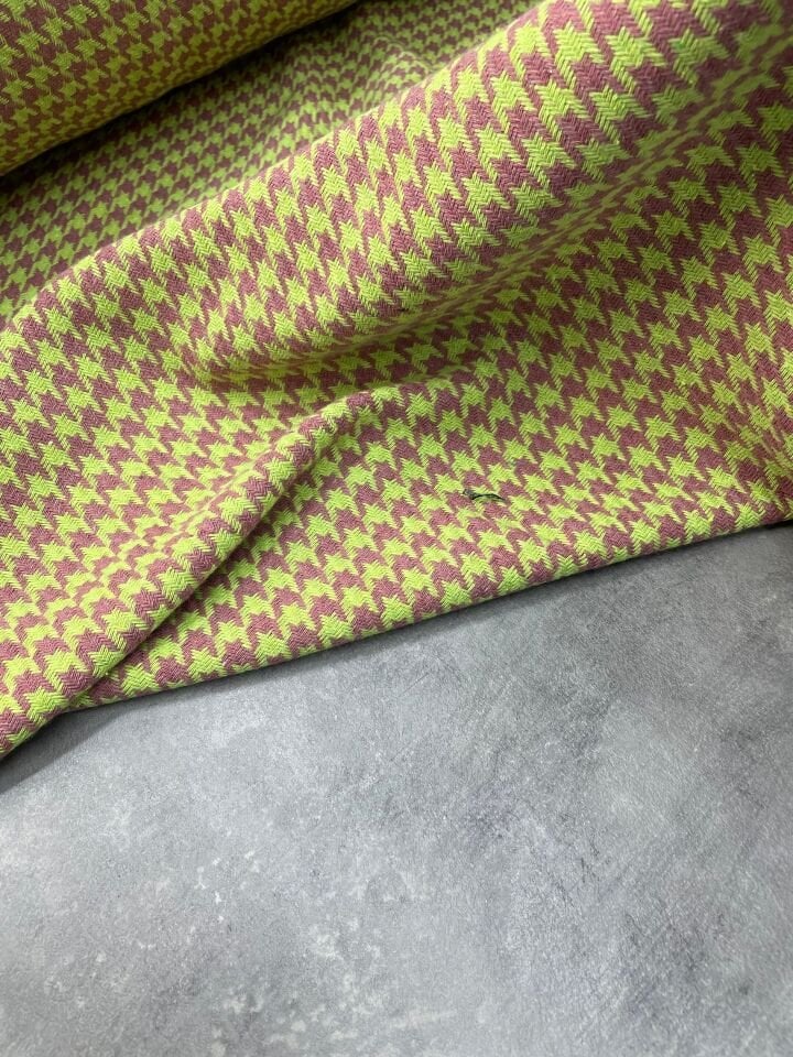 Yeşil Şanel Elbiselik Kumaş