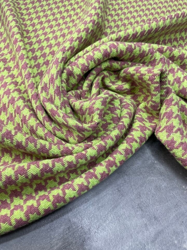 Yeşil Şanel Elbiselik Kumaş