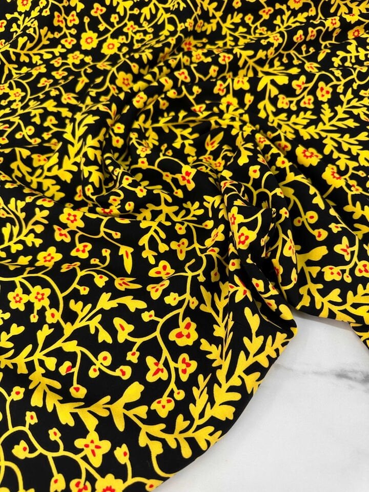 Desenli Viskon Elbise Etek Gömlek Şalvar