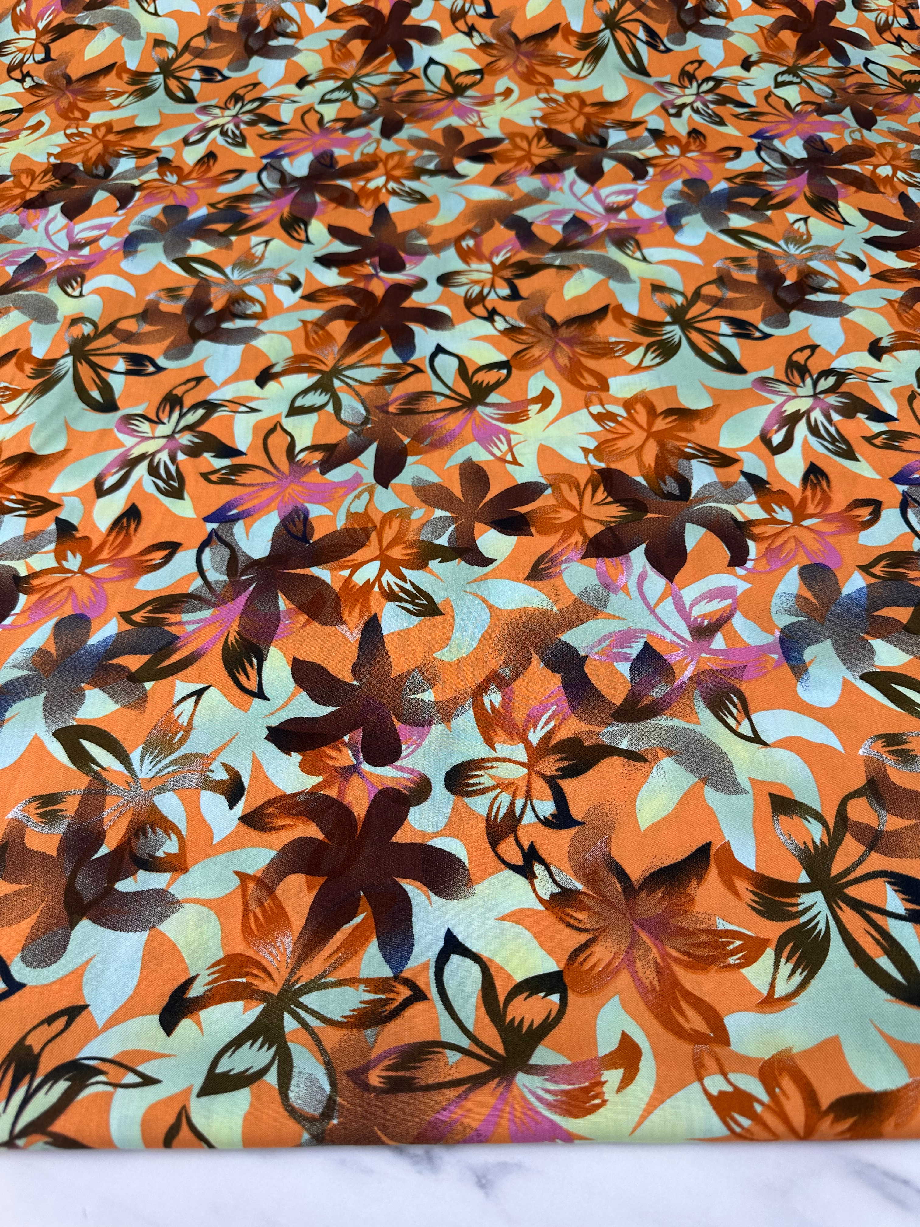 Desenli İpek Viskon Elbise Etek Gömlek Şalvar