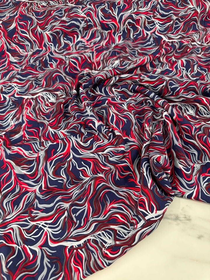 Desenli İpek Viskon Elbise Etek Gömlek Şalvar